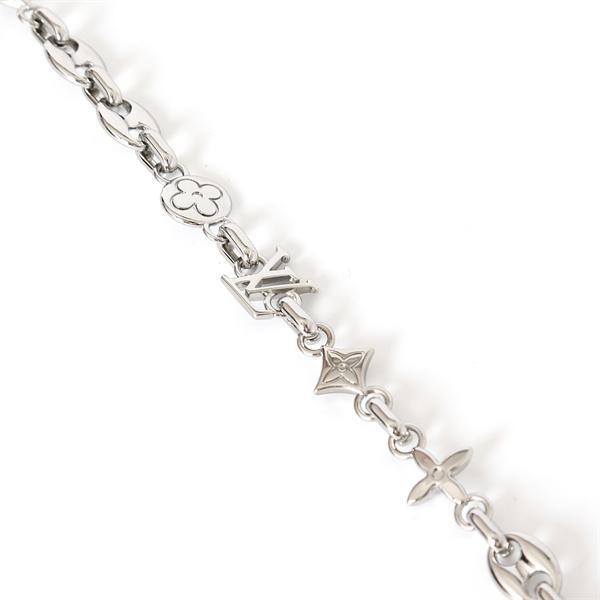 ☆LOUIS VUITTON x Nigo☆  M03189☆ルイヴィトンネックレスコピー LV SAILOR MEDIUM CHAIN サイズ50-58cm