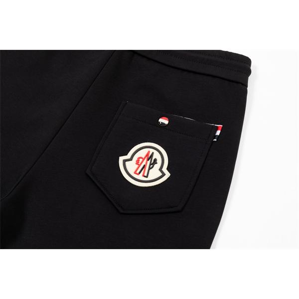 人気 ブラック アイコン刺繍デザイン 上質素材 2025秋冬必須 モンクレール スーパー コピー Moncler スウェットパンツ