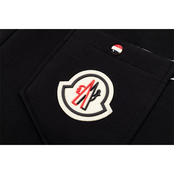 人気 ブラック アイコン刺繍デザイン 上質素材 2025秋冬必須 モンクレール スーパー コピー Moncler スウェットパンツ