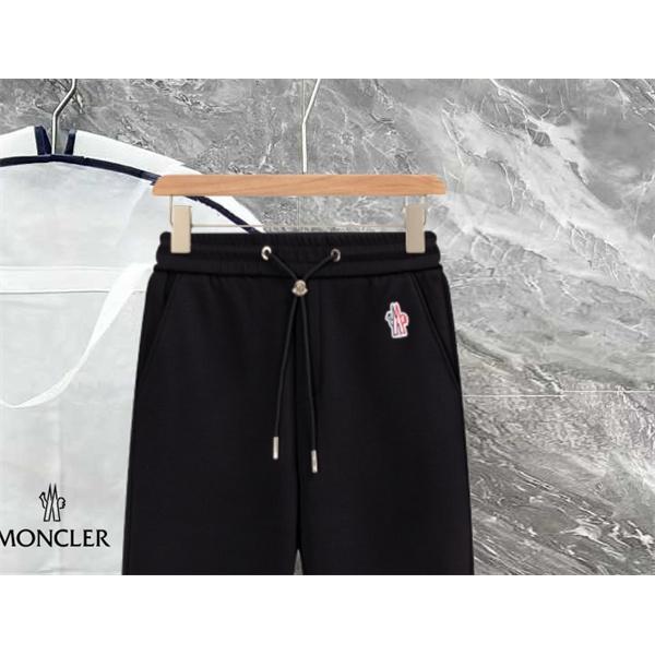 人気 ブラック アイコン刺繍デザイン 上質素材 2025秋冬必須 モンクレール スーパー コピー Moncler スウェットパンツ