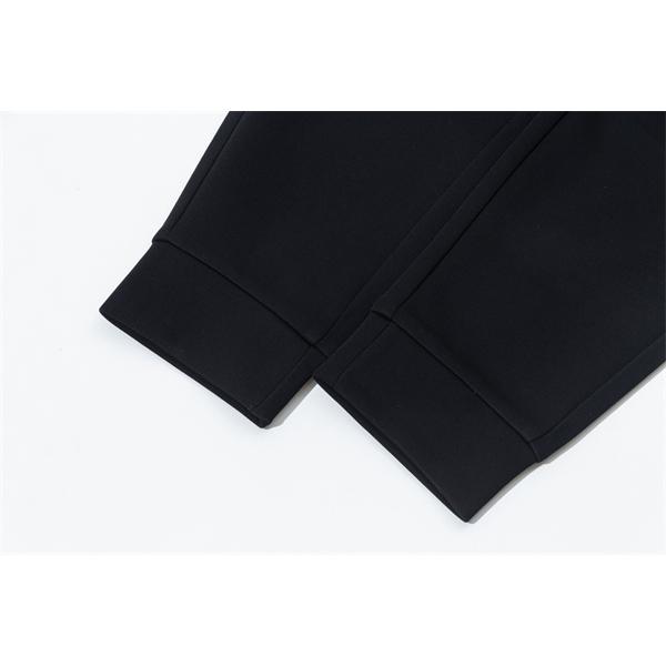 上質 ブラック 異素材ウエストライン 洗練シンプル 2025秋冬新作 モンクレール スーパー コピー Moncler パンツ