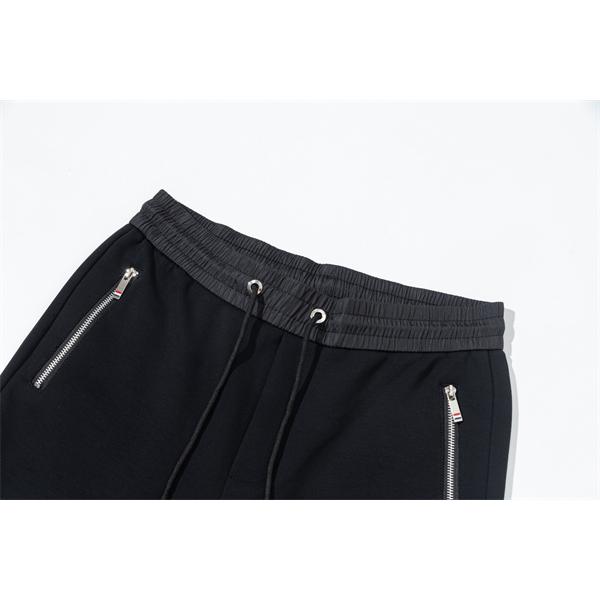 上質 ブラック 異素材ウエストライン 洗練シンプル 2025秋冬新作 モンクレール スーパー コピー Moncler パンツ