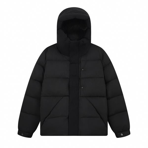 ホワイト×ブラック 切替デザイン 立体フード 高保温モデル MONCLER モンクレール コピー ダウンジャケット 秋冬注目