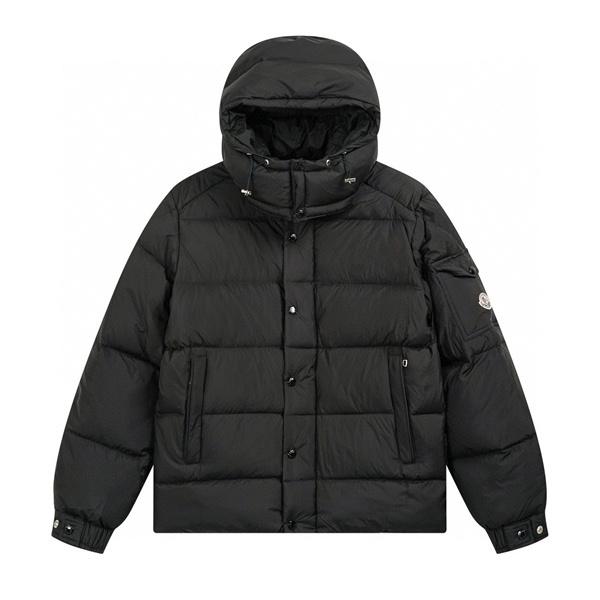 ブラック シンプル定番 ボリューム中綿 保温力抜群 2025秋冬コーデ MONCLER モンクレール 偽物 ダウンジャケット
