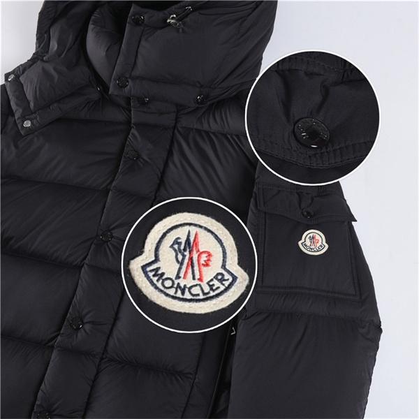 ブラック シンプル定番 ボリューム中綿 保温力抜群 2025秋冬コーデ MONCLER モンクレール 偽物 ダウンジャケット