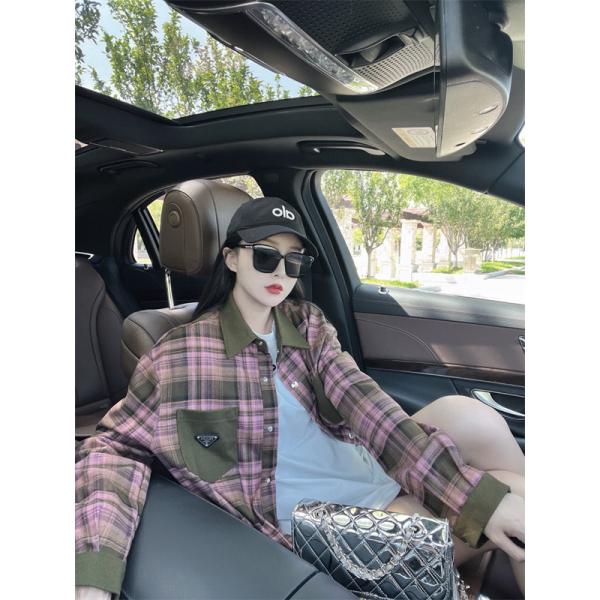 大人気❤❤PRADAプラダシャツコピー2025トレンドユニセックス個性長袖シャツ