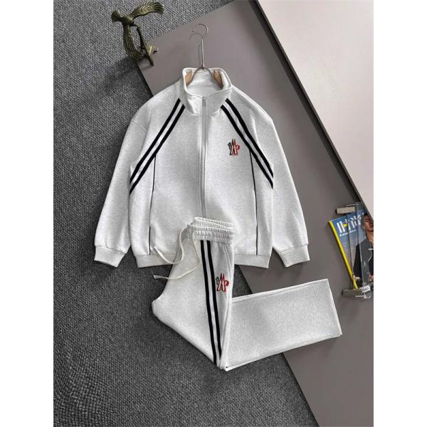 人気 ブラック ダブルライン スポーティシルエット 2025新作 モンクレール スーパー コピー Moncler セットアップ