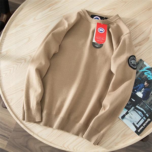 定番 マルチカラー ワンポイントロゴ 柔らか質感 秋冬万能 カナダグース コピー Canada Goose ニット