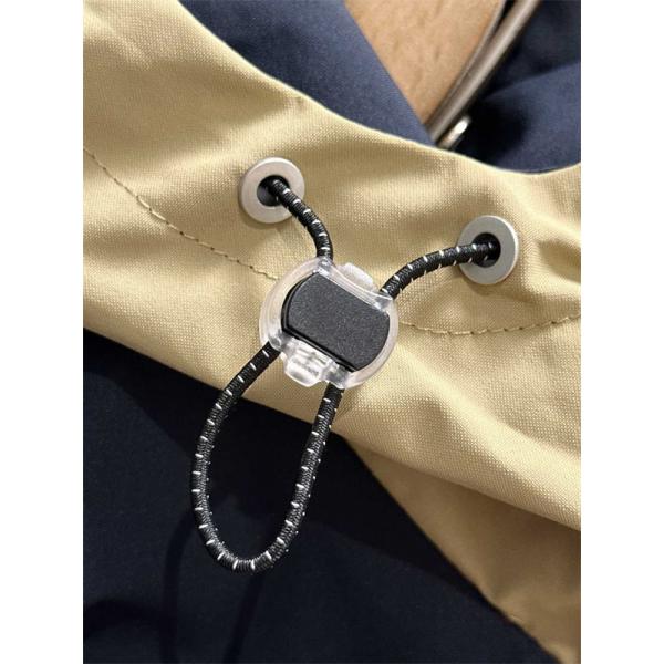 人気急上昇 STONE ISLAND ストーンアイランド コピー 2025AW 新作 ホワイト×ブラック ジャケット