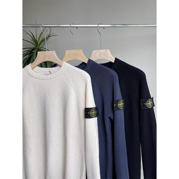 入手困難 お洒落 着心地抜群 2025秋冬対応  STONE ISLAND ストーンアイランド コピー セーター