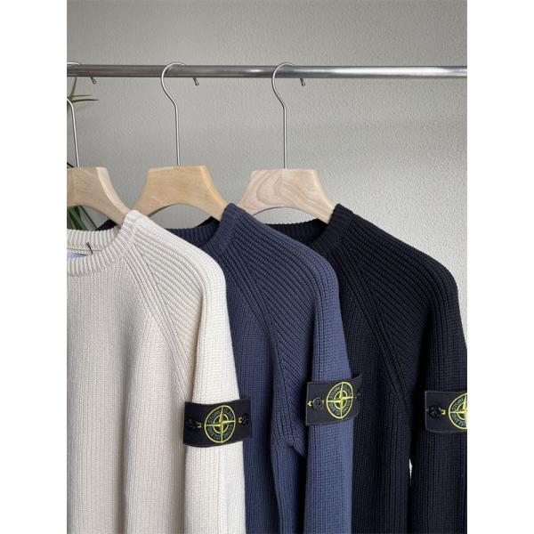 入手困難 お洒落 着心地抜群 2025秋冬対応  STONE ISLAND ストーンアイランド コピー セーター