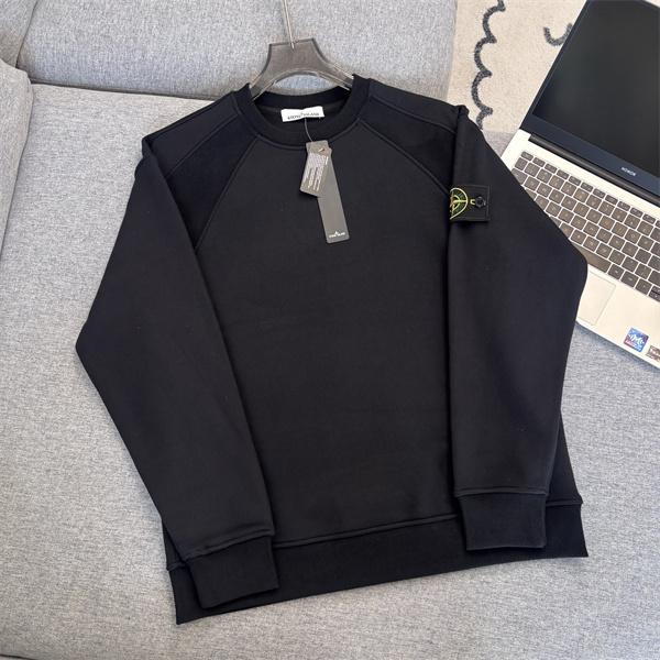 人気No.1 2025秋冬 クラシック スウェット ブラック STONE ISLAND ストーンアイランド コピー