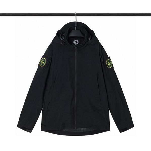 2025秋冬必須 ハイテック ライトシェル STONE ISLAND ストーンアイランド コピー ジャケットブラック