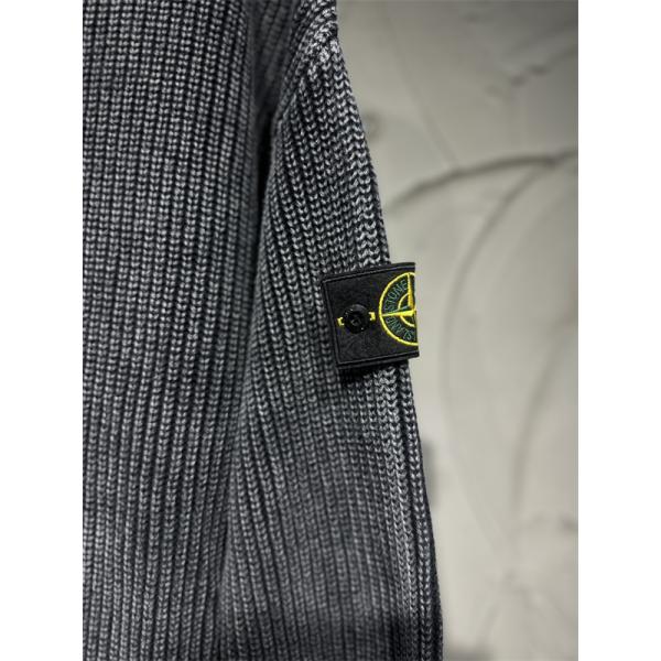 注目の新作 2025秋冬対応 ダメージ加工 プレミアム STONE ISLAND ストーンアイランド コピー ニットセーター