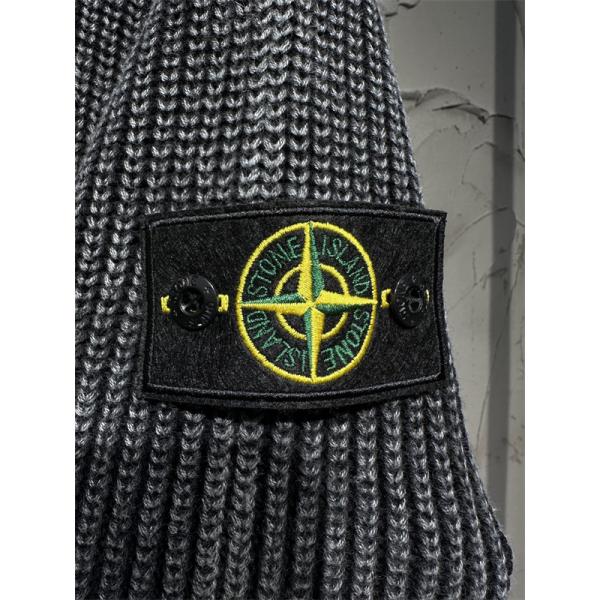 注目の新作 2025秋冬対応 ダメージ加工 プレミアム STONE ISLAND ストーンアイランド コピー ニットセーター