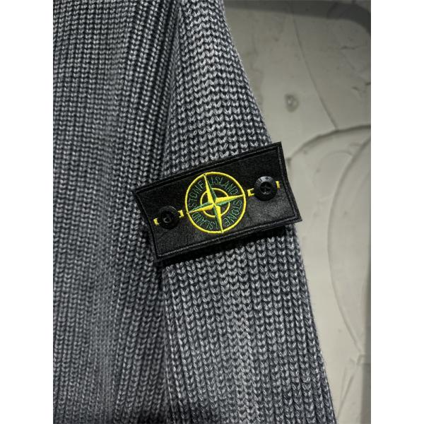 STONE ISLAND ストーンアイランド コピー トレンド最前線 2025秋冬限定 おすすめ ジップアップ ニット