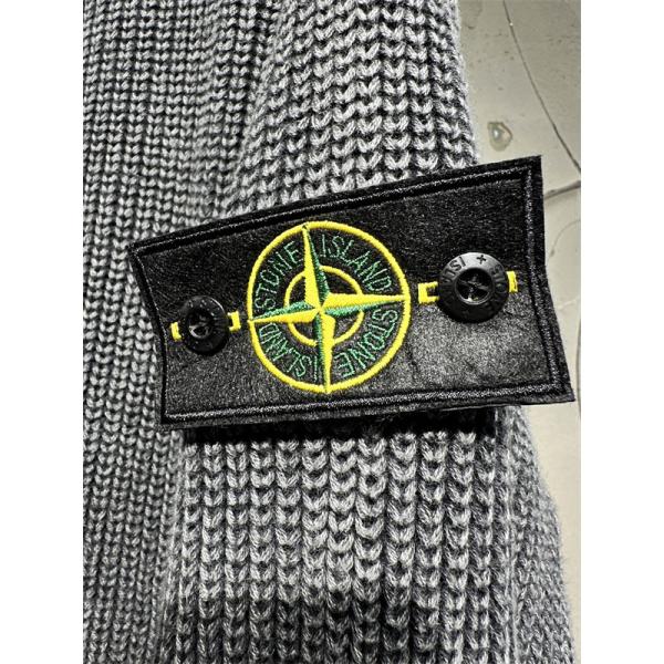 STONE ISLAND ストーンアイランド コピー トレンド最前線 2025秋冬限定 おすすめ ジップアップ ニット