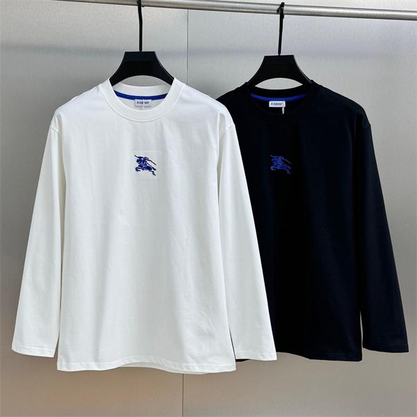 注目必至 2025新登場 シンプル刺繍 エレガント 長袖Tシャツ バーバリー コピー BURBERRY