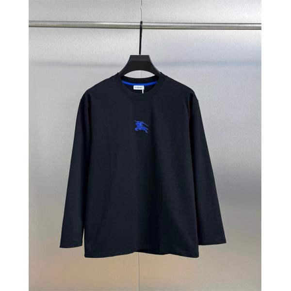 注目必至 2025新登場 シンプル刺繍 エレガント 長袖Tシャツ バーバリー コピー BURBERRY