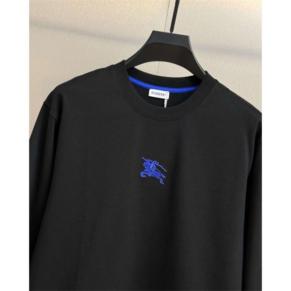 注目必至 2025新登場 シンプル刺繍 エレガント 長袖Tシャツ バーバリー コピー BURBERRY