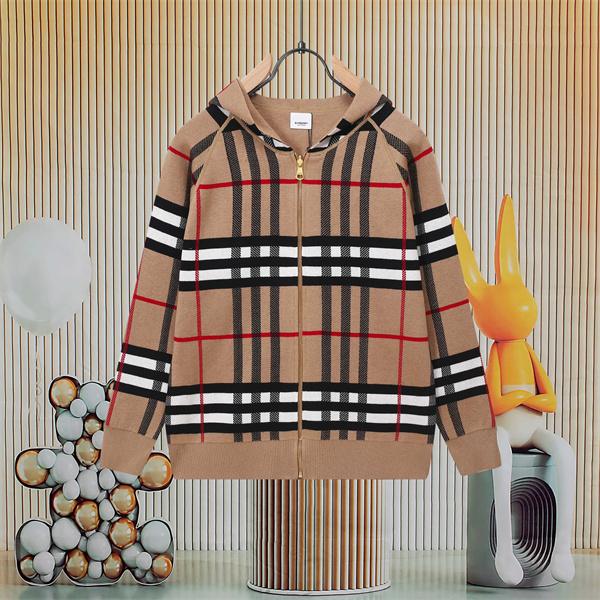  バーバリー コピー BURBERRY 好評続出 2025秋冬特製 クラシックチェック ニットパーカー