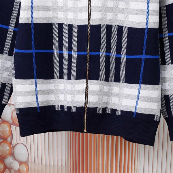  バーバリー コピー BURBERRY 好評続出 2025秋冬特製 クラシックチェック ニットパーカー