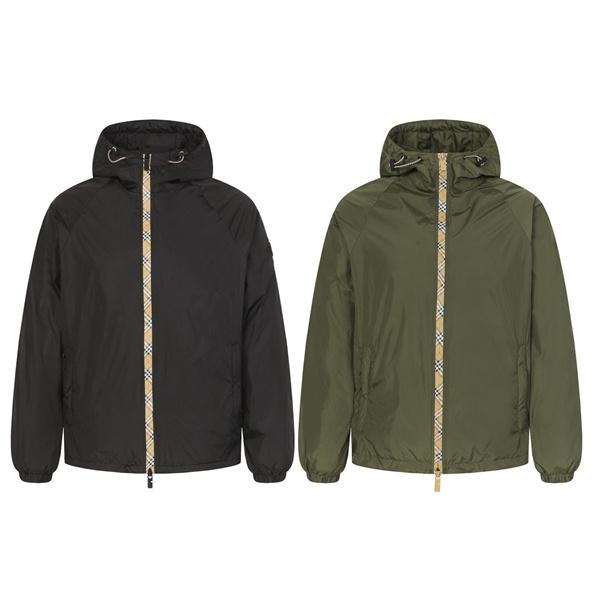 人気爆発！2025秋冬新作 ブラック 軽量フードジャケット バーバリー コピー BURBERRY