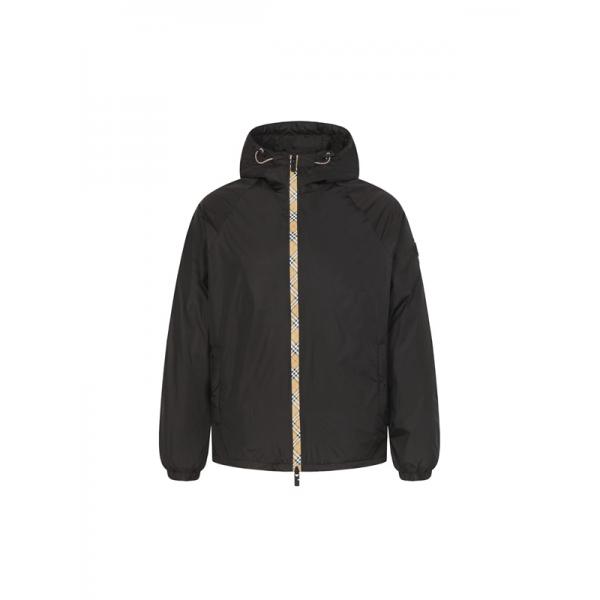 人気爆発！2025秋冬新作 ブラック 軽量フードジャケット バーバリー コピー BURBERRY