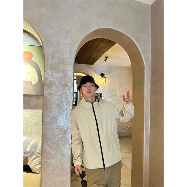 バーバリー コピー BURBERRY 期間限定！2025秋冬注目 カーキ 防風フードジャケット