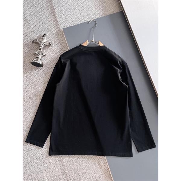 話題沸騰！2025秋冬 ブラック 長袖Tシャツ バーバリー コピー BURBERRY