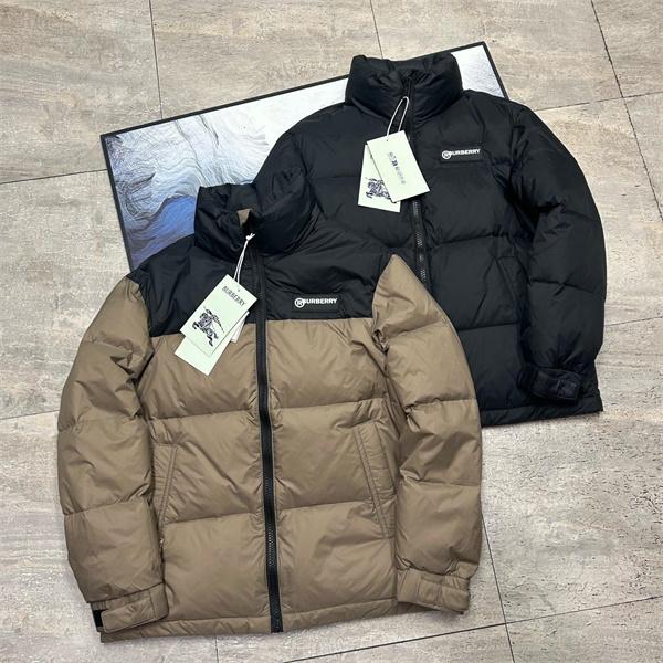 入手困難！2025秋冬 ブラック＆カーキ 保温 バーバリー コピー BURBERRY ダウンジャケット