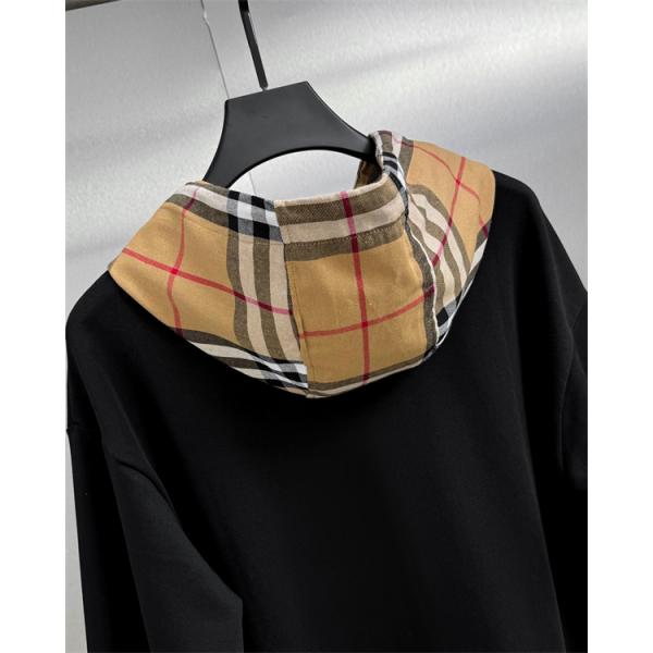 バーバリー コピー BURBERRY 期間限定！2025秋冬定番 キャメル＆ブラック パーカー