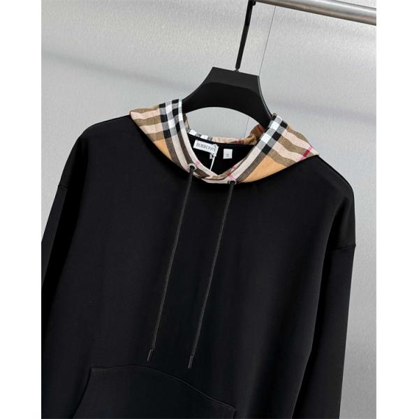 バーバリー コピー BURBERRY 期間限定！2025秋冬定番 キャメル＆ブラック パーカー