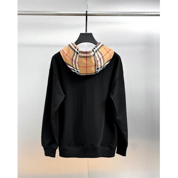 バーバリー コピー BURBERRY 期間限定！2025秋冬定番 キャメル＆ブラック パーカー