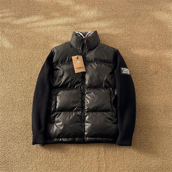 バーバリー コピー BURBERRY レア級入手困難！2025秋冬準備 ブラック 高保温 ダウンジャケット
