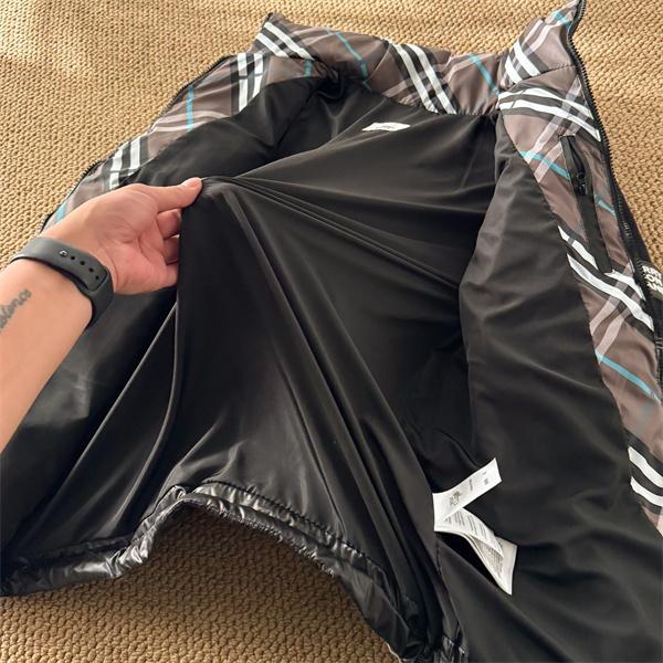 バーバリー コピー BURBERRY レア級入手困難！2025秋冬準備 ブラック 高保温 ダウンジャケット