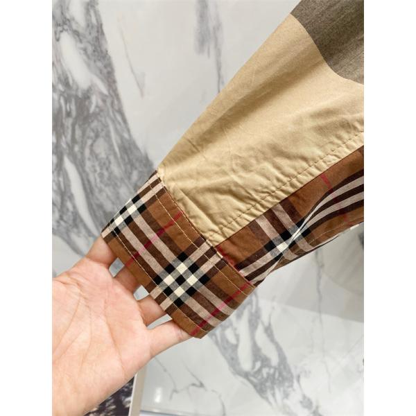 先行注目！2025秋冬必須アイテム ベージュ＆ブルー シャツ バーバリー コピー BURBERRY