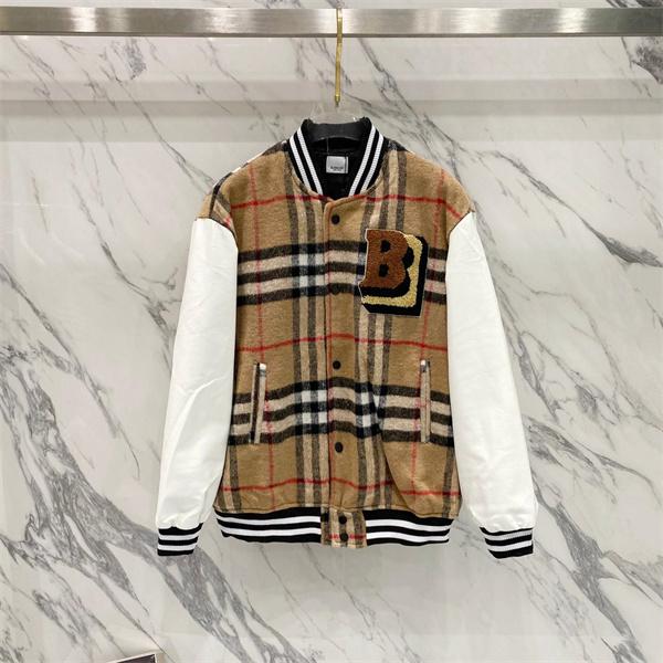 話題殺到！バーバリー コピー BURBERRY 2025秋冬冬仕様 ベージュ チェックスタジャン