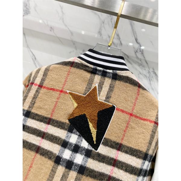 話題殺到！バーバリー コピー BURBERRY 2025秋冬冬仕様 ベージュ チェックスタジャン