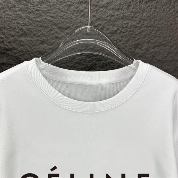 上質！CELINE セリーヌ コピー 2025秋冬 ホワイト エレガント長袖スウェット