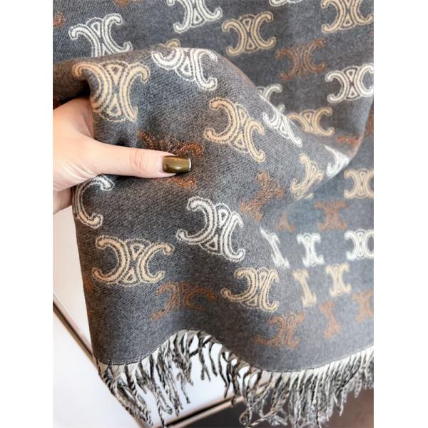 トレンド急浮上！2025秋冬 ブラウン系 マフラー CELINE セリーヌ コピー