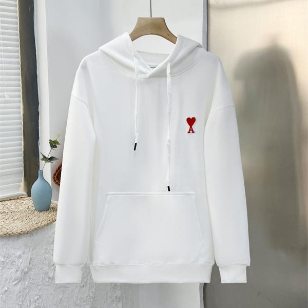 2025秋冬防寒 アイスブルー 人気ワード 軽量 パーカ AMI PARIS アミ パリス コピー