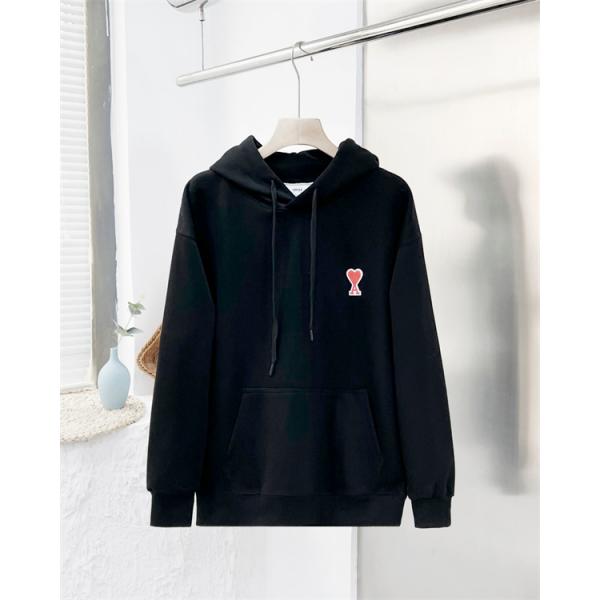 2025秋冬防寒 アイスブルー 人気ワード 軽量 パーカ AMI PARIS アミ パリス コピー