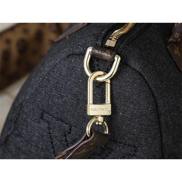 LOUIS VUITTON ルイヴィトン コピー 魅力人気 2025新作 ダークグレー デニム調 ボストンバッグ