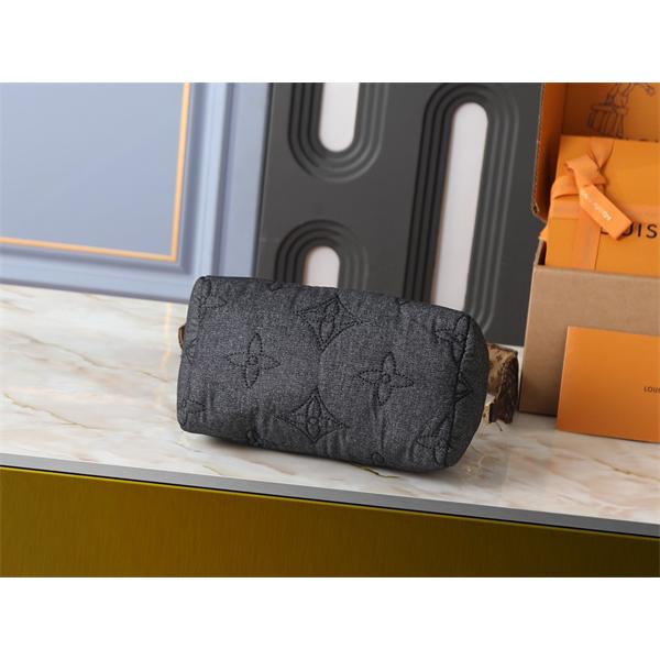 LOUIS VUITTON ルイヴィトン コピー 魅力人気 2025新作 ダークグレー デニム調 ボストンバッグ