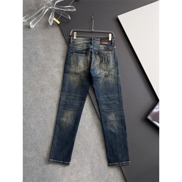 DOLCE&GABBANA 激安 ヴィンテージウォッシュ デニム メンズ ジーンズ ストレッチ スリムフィット 大人カジュアル 高級感モデル