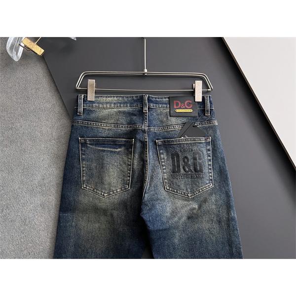 DOLCE&GABBANA 激安 ヴィンテージウォッシュ デニム メンズ ジーンズ ストレッチ スリムフィット 大人カジュアル 高級感モデル