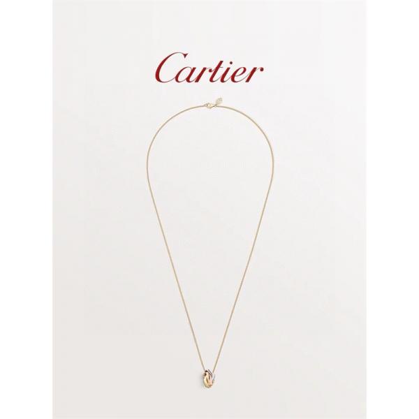 人気❤激安カルティエ ネックレスコピートリニティ ボックス ネックレス 三色エディション Cartier Trinity Box