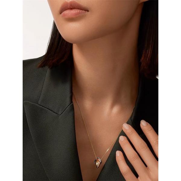 人気❤激安カルティエ ネックレスコピートリニティ ボックス ネックレス 三色エディション Cartier Trinity Box