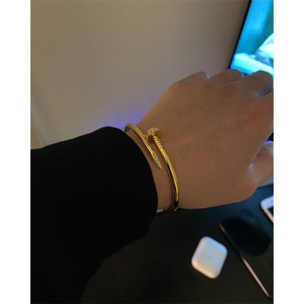 お洒落☆カルティエ  釘バングル コピー❤Cartierブレスレット人気  アクセサリー激安